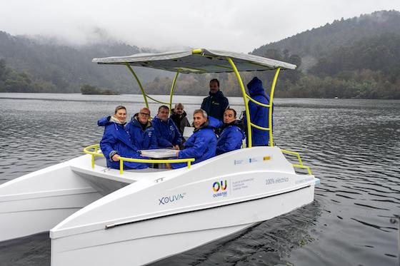 Presentados los dos nuevos ecobarcos para el plan Ourense Termal