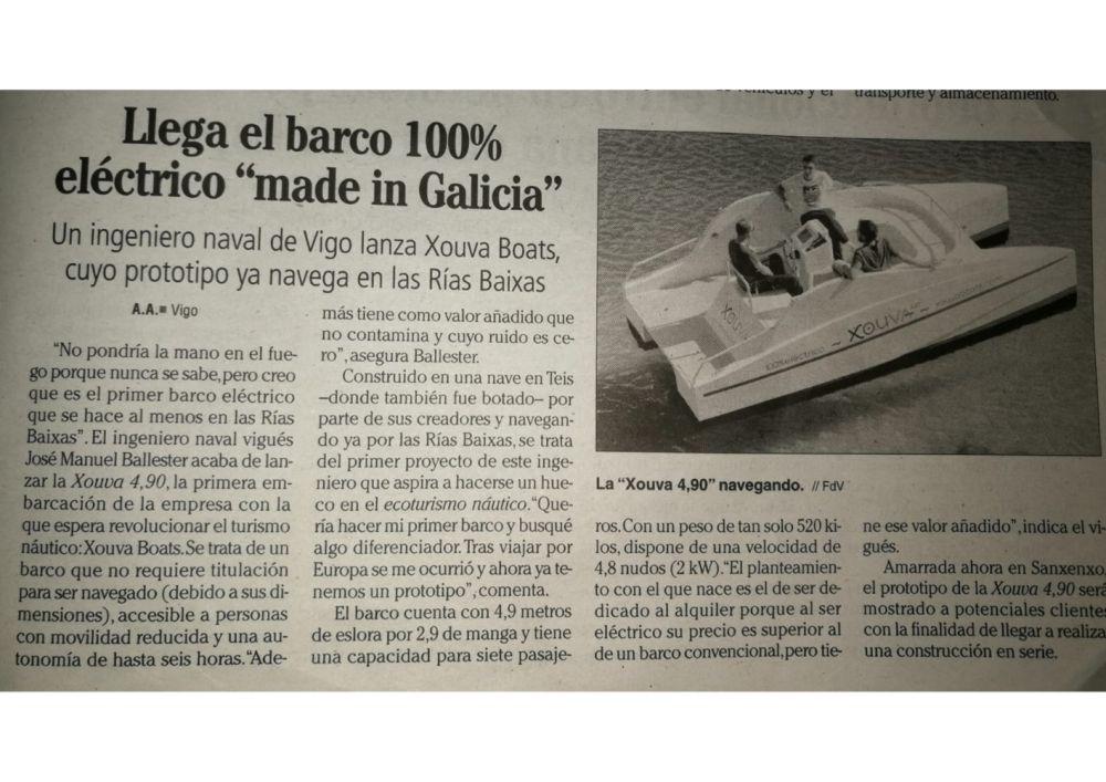 Llega el barco 100% eléctrico 