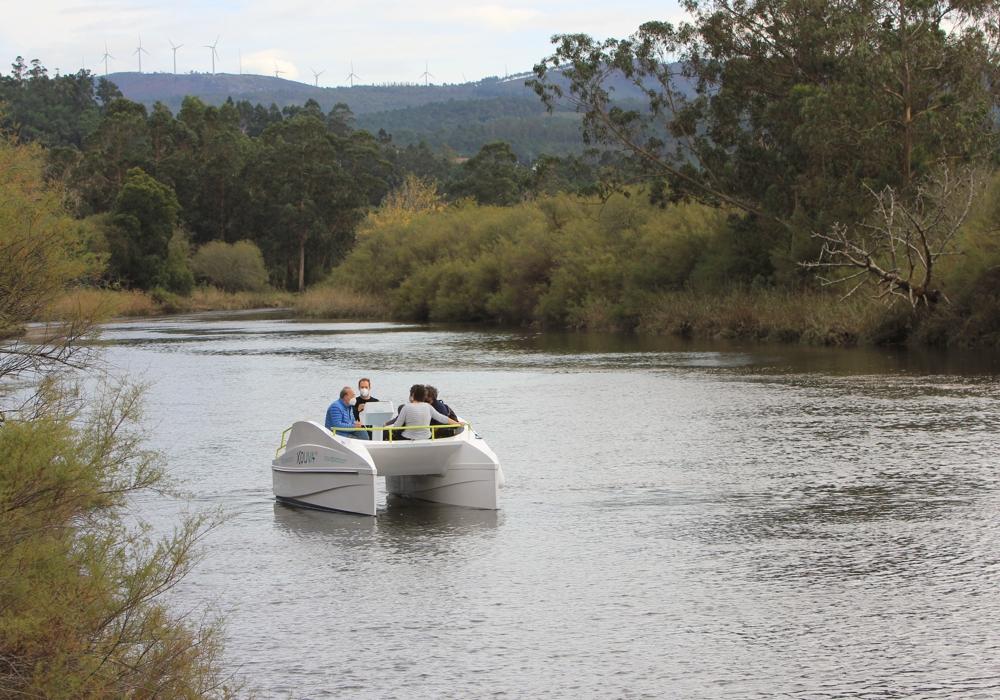 Navegación ecológica en el río Anllóns