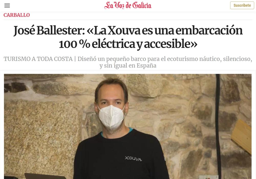 Jose Ballester en La Voz de Galicia