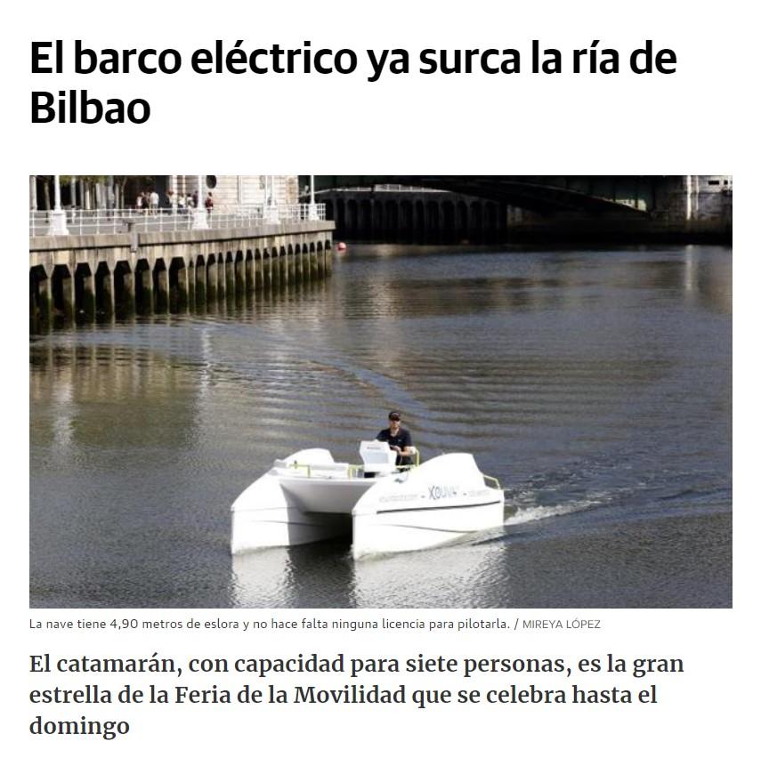 Xouva en Semana Europea de la Movilidad Bilbao 2019